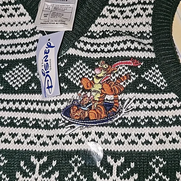 Disney Tigger Green Vest Kid Size 6M - Picture 4 of 9